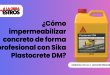 ¿Cómo impermeabilizar concreto de forma profesional con Sika Plastocrete DM?