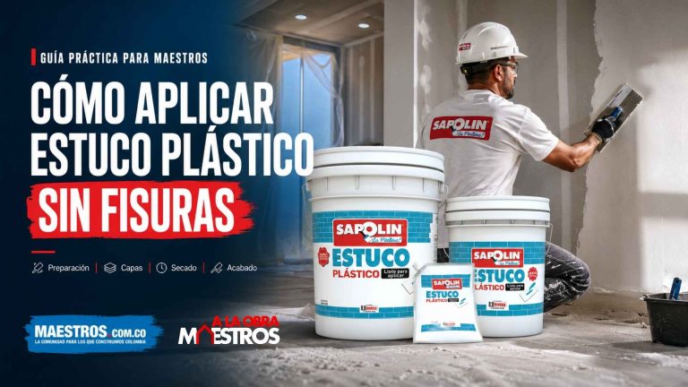 Cómo aplicar estuco plástico sin fisuras, lijado excesivo ni reclamos