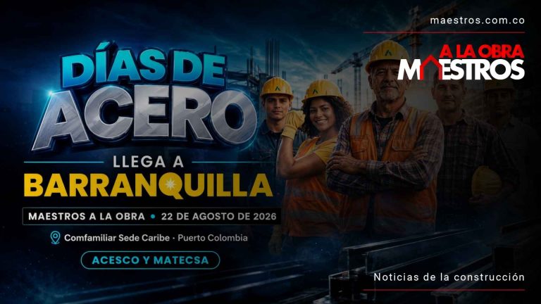 Acesco realizará Días de Acero en Barranquilla: maestros y contratistas ya pueden inscribirse
