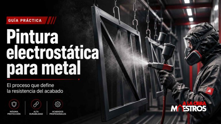 Pintura electrostática para metal: proceso, ventajas y errores que salen caros
