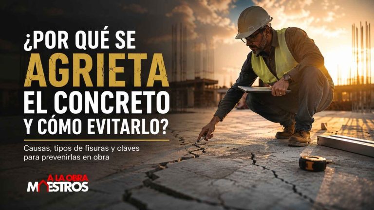 ¿Por qué se agrieta el concreto y cómo evitar fisuras en la obra?