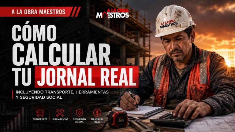 Cómo calcular su jornal real incluyendo transporte, herramientas y seguridad social