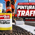 Pintura para tráfico base solvente Sapolin: qué revisar antes de aplicarla